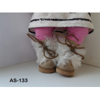 eskimolaarzen bruin van helemaal bont 7 cm